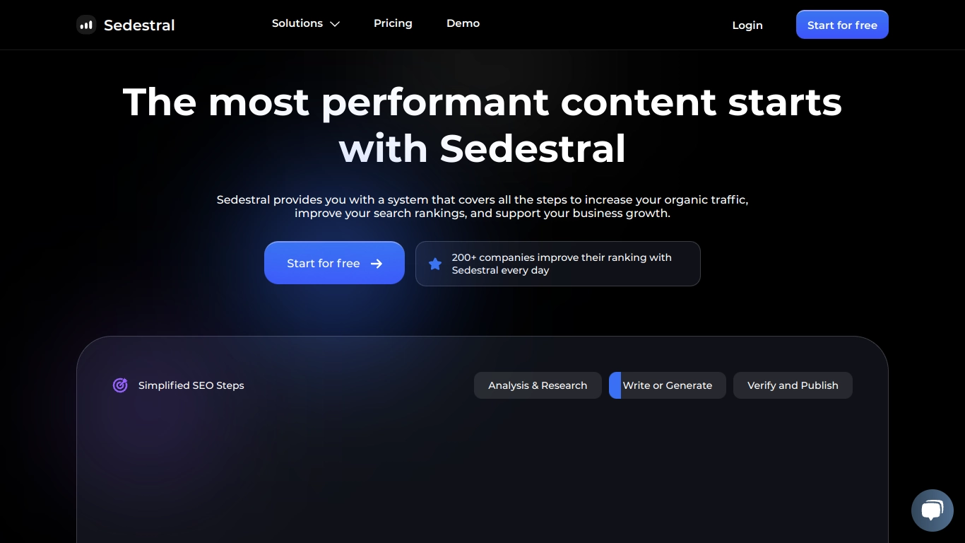 Sedestral screenshot