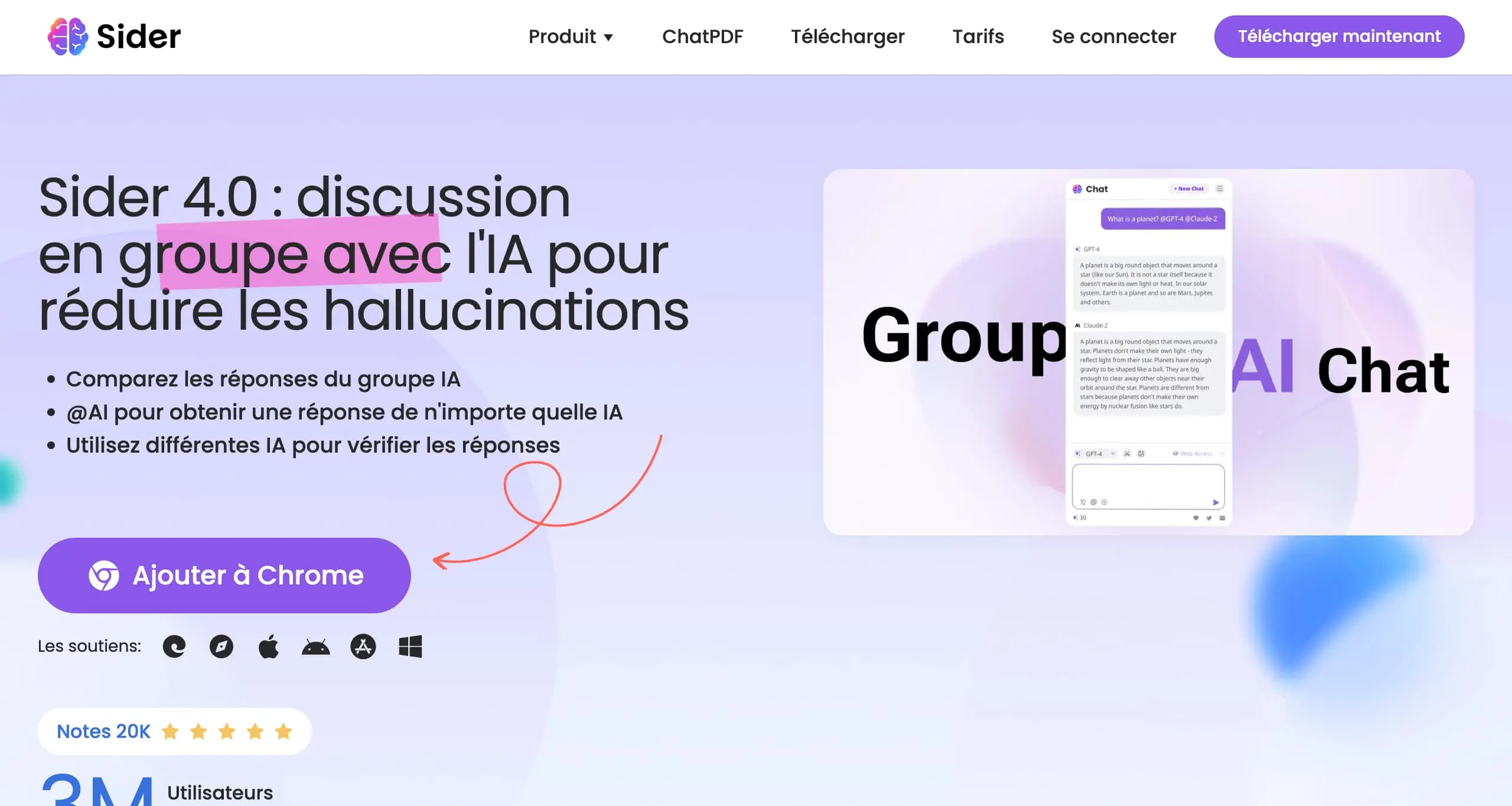 Sider screenshot