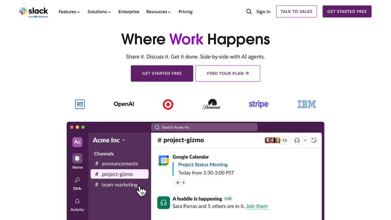 Slack AI screenshot