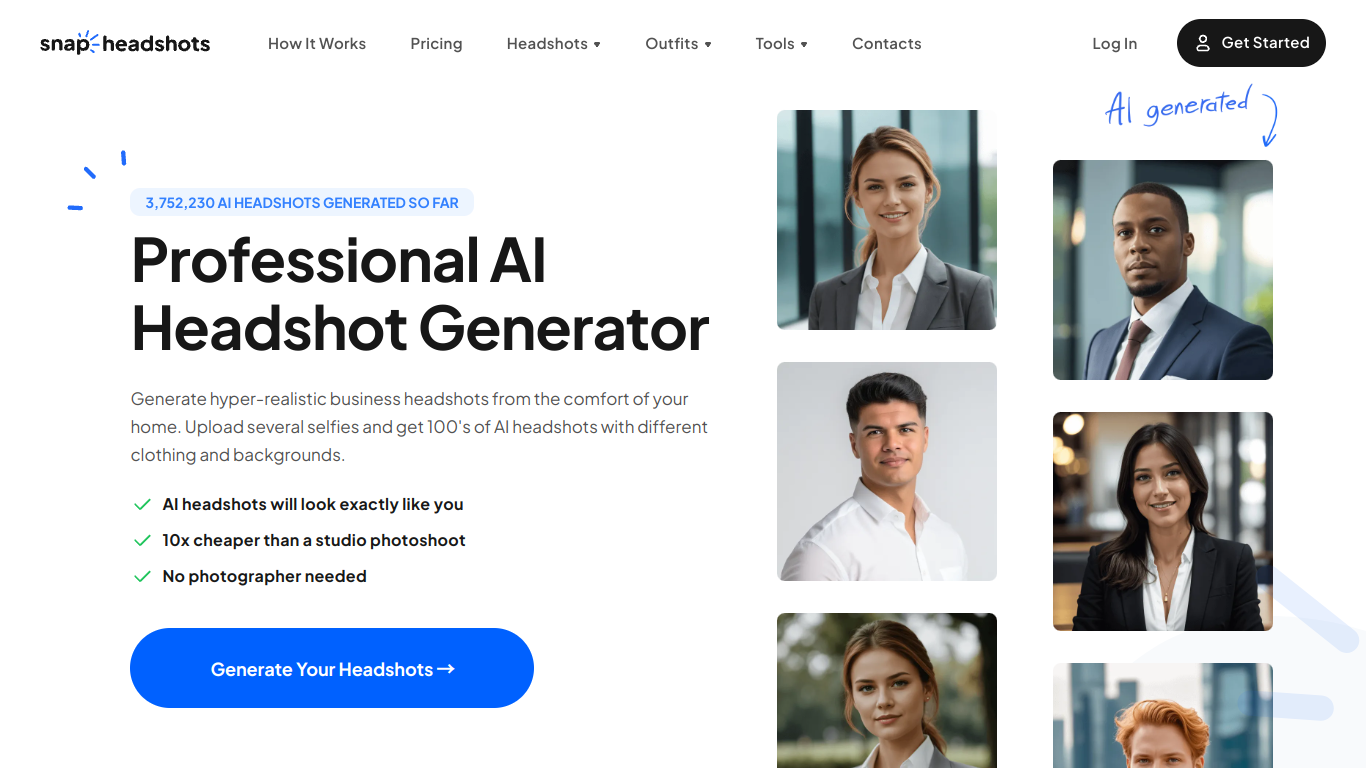 Snapheadshots screenshot