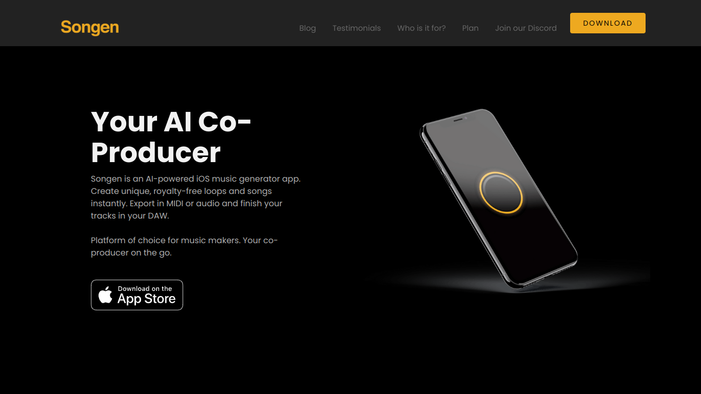 Songen screenshot