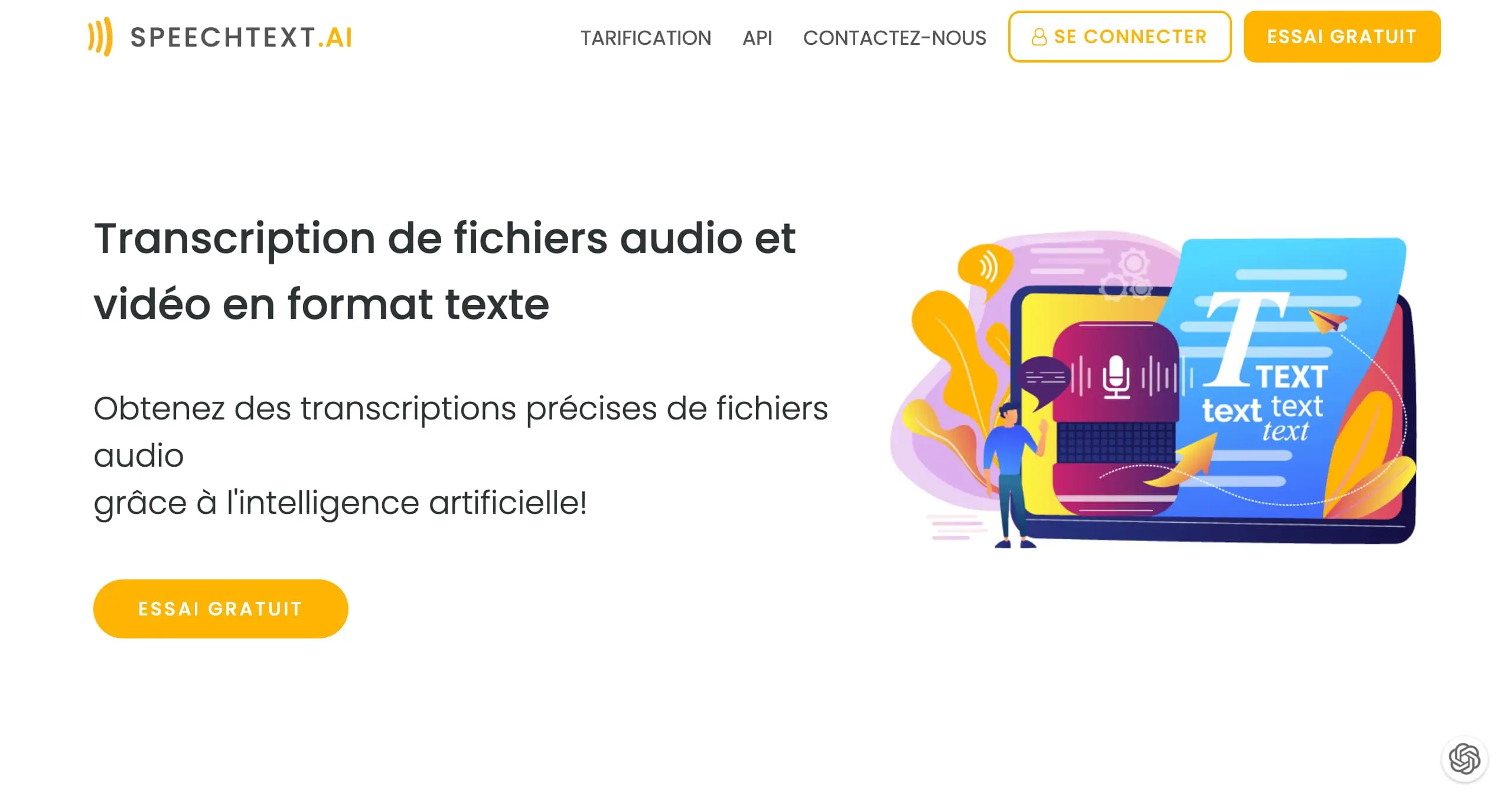 SpeechText screenshot