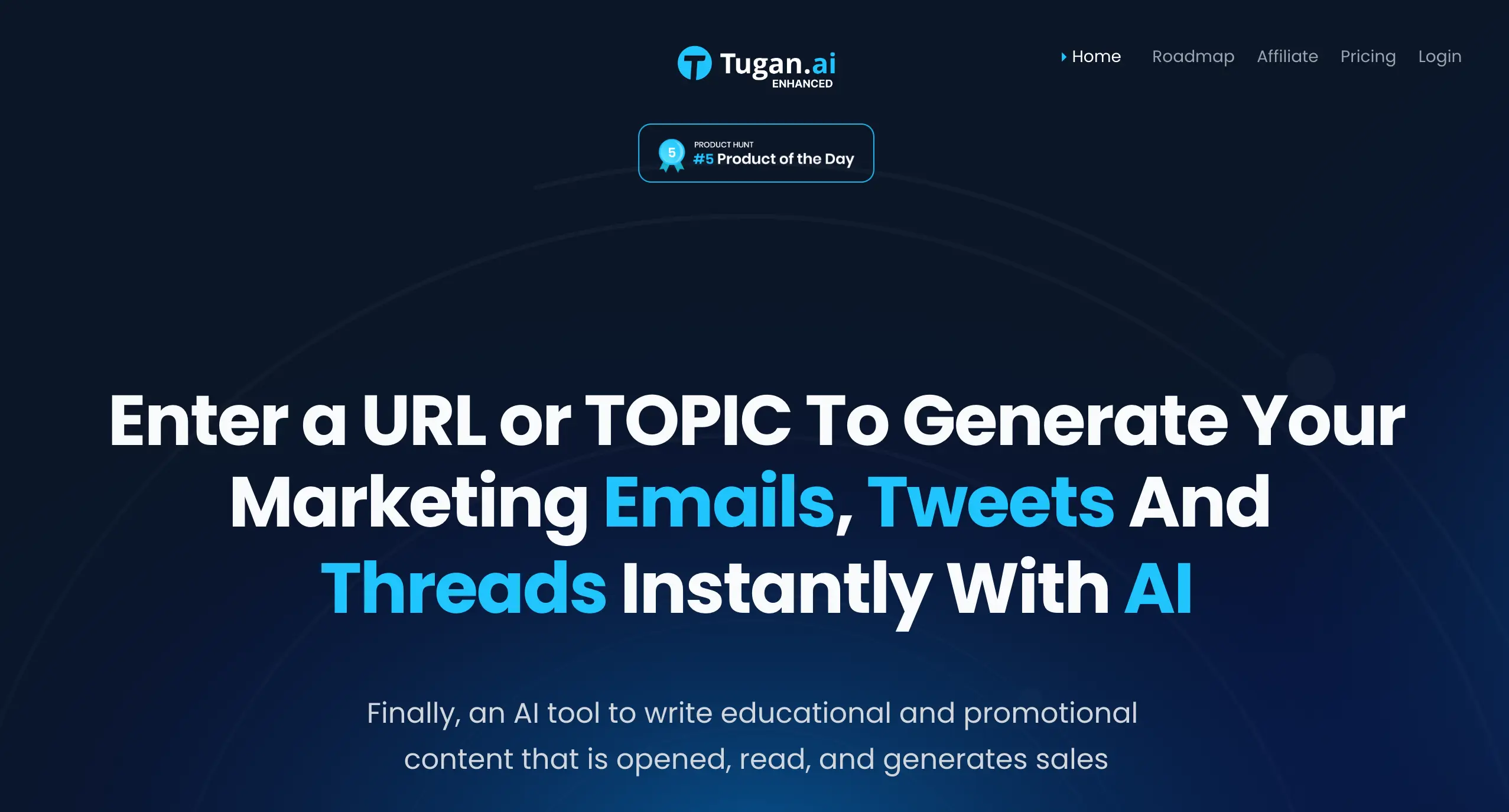 Tugan.ai screenshot