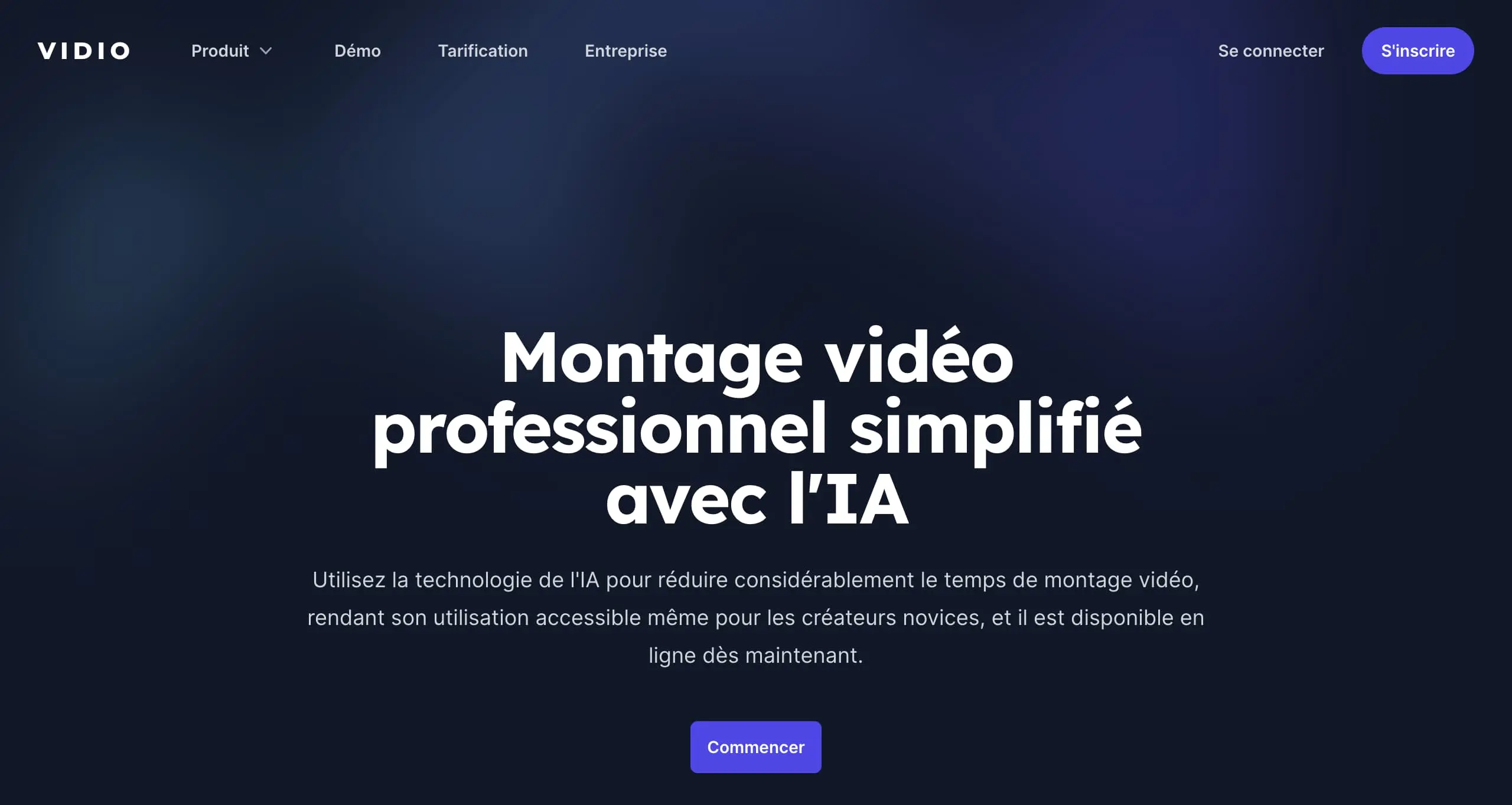 Vidio screenshot