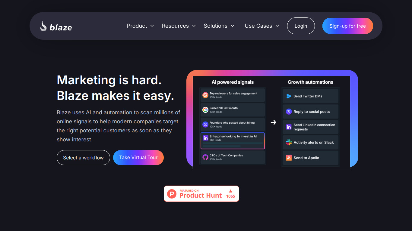 WithBlaze screenshot